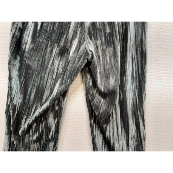 Urban Outfitters Womens Alura Velvet Flared Pants Size M Silver Metallic Party - Picture 11 of 12